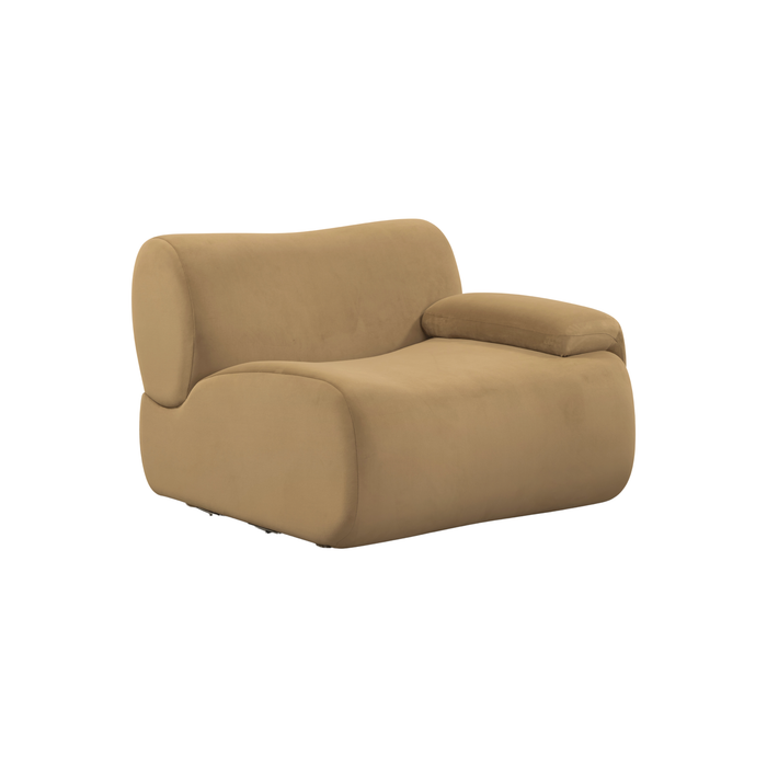 Zenith Performance Velvet Modular Corner Chair - Home And Beyond