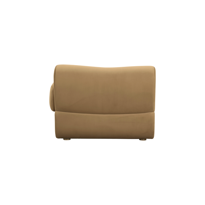 Zenith Performance Velvet Modular Corner Chair - Home And Beyond