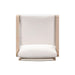 Palata Cream Performance Fabric Outdoor Accent Chair - Home And Beyond