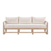 Palata 84" Cream Performance Fabric Outdoor Sofa - Home And Beyond