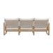 Palata 84" Cream Performance Fabric Outdoor Sofa - Home And Beyond