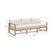Palata 84" Cream Performance Fabric Outdoor Sofa - Home And Beyond