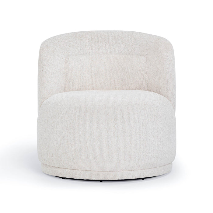 Massa Textured Performance Fabric Swivel Accent Chair - Home And Beyond