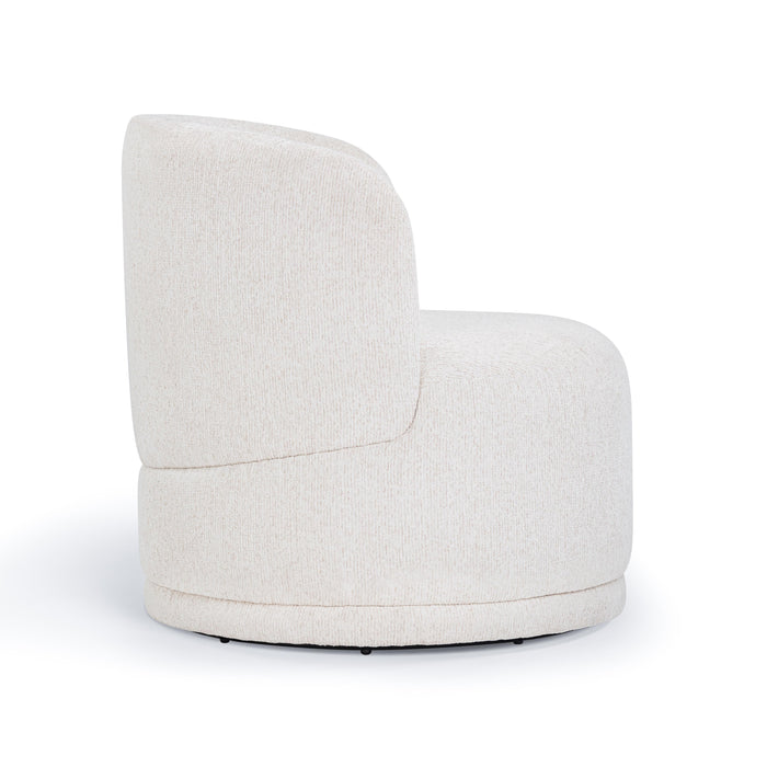 Massa Textured Performance Fabric Swivel Accent Chair - Home And Beyond