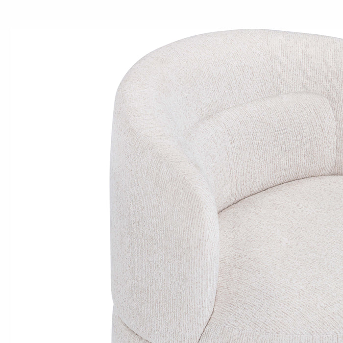 Massa Textured Performance Fabric Swivel Accent Chair - Home And Beyond