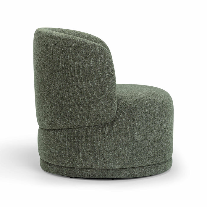 Massa Textured Performance Fabric Swivel Accent Chair - Home And Beyond