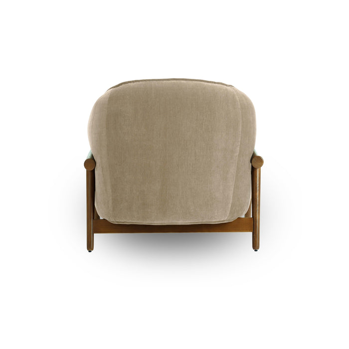 Piedmont Upcycled Contract-Grade Chenille Accent Chair - Home And Beyond