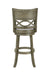 Manchester 29" Bar Stool W/Fabric Cushions-Gray