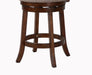 Aberdeen 24" Counter Stool W/Fabric Cushions-Brown