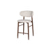 Royce Counter Chair W/Walnut Metal Frame-Beige (2 Per Carton)