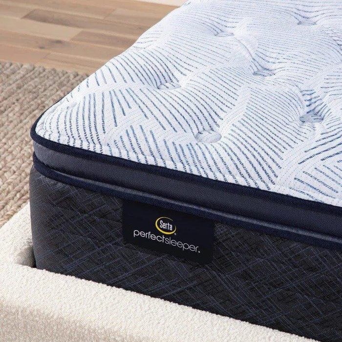 Serta Perfect Sleeper Innerspring Mattress Blue Lagoon Nights Plush Pillow Top - King image