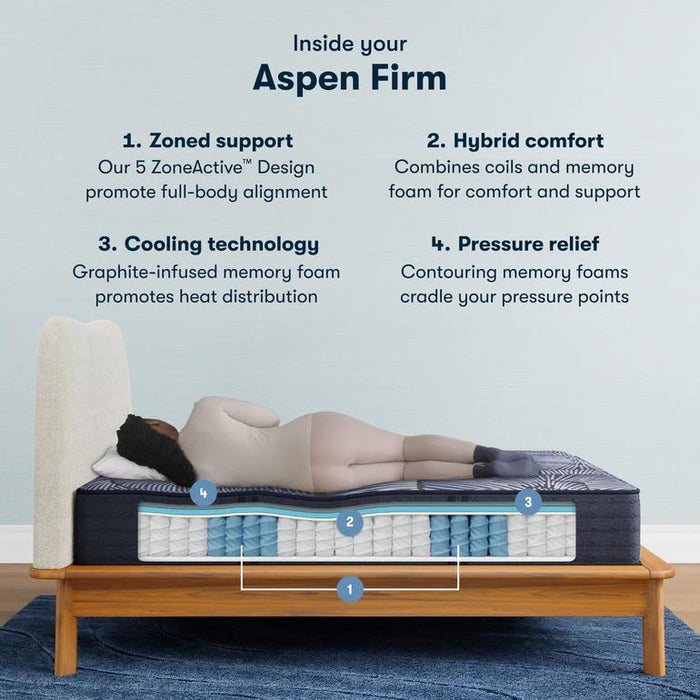 Serta Perfect Sleeper X Hybrid Mattress Aspen Firm
