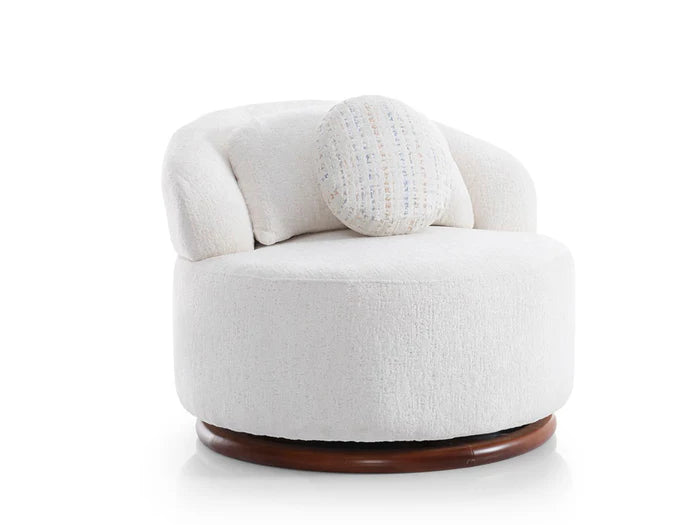 Snowy Chair Cream - Home And Beyond