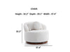 Snowy Chair Cream - Home And Beyond