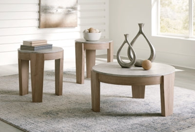 Guystone Table (Set of 3) - Home And Beyond