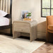 Mara One Drawer End Table / Bedside Table-Natural