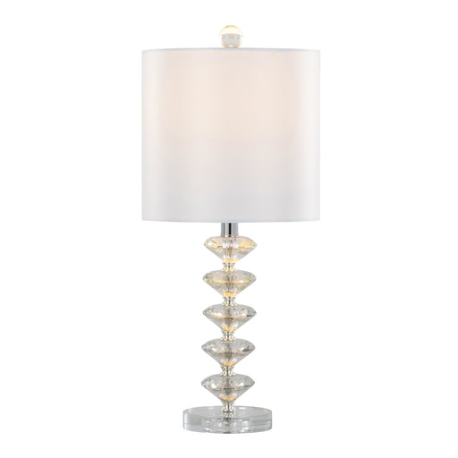 Diamond Stacked 23" Crystal Table Lamp - Set of 2 image