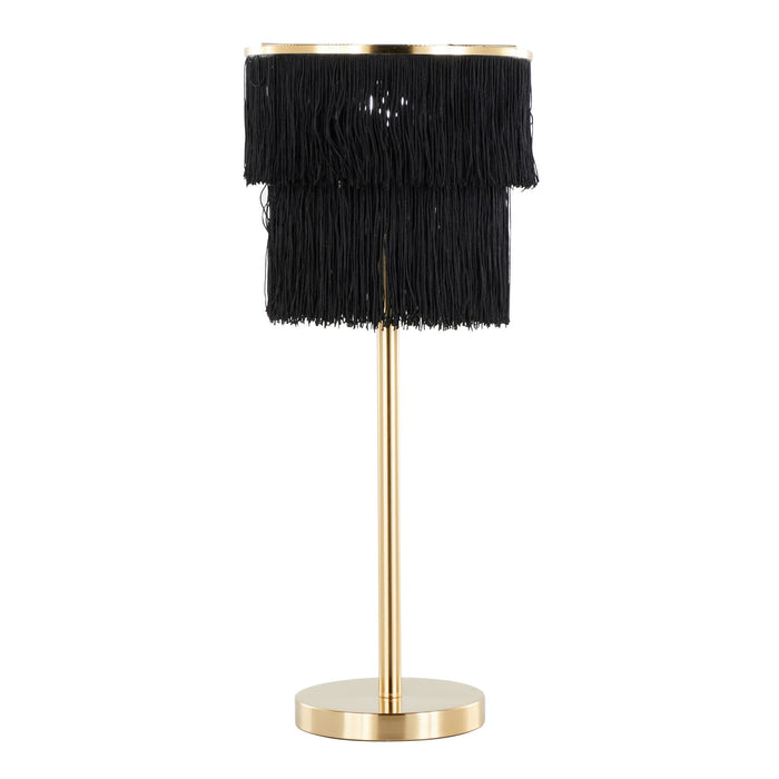 Fringe 25" Metal Buffet Lamp - Set of 2 image