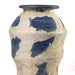 Visha Cream and Blue Terracotta Decorative Vase - Home And Beyond