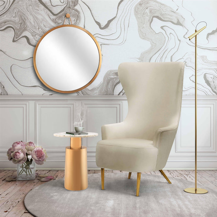 Julia Cream Wingback Chair - UK - Home And Beyond