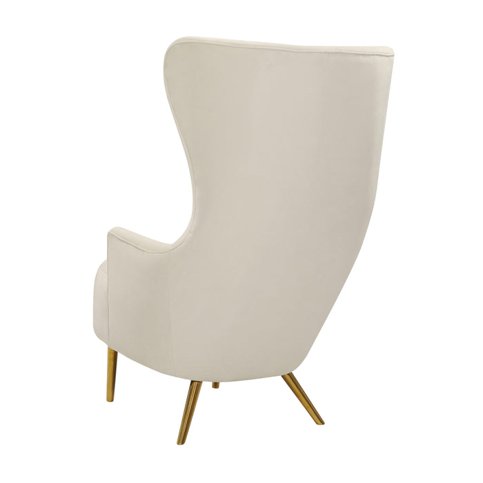 Julia Cream Wingback Chair - UK - Home And Beyond