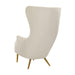 Julia Cream Wingback Chair - UK - Home And Beyond