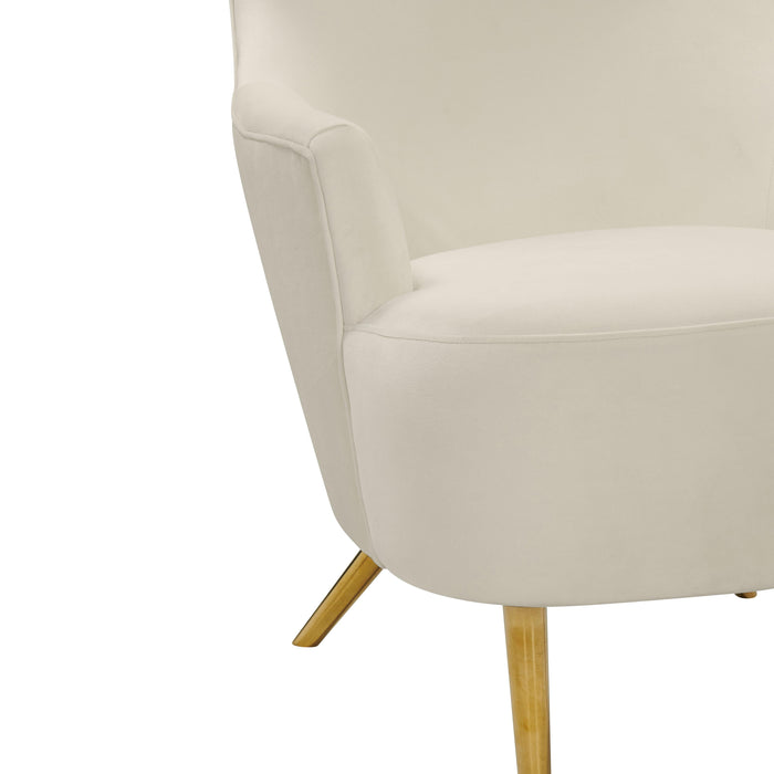 Julia Cream Wingback Chair - UK - Home And Beyond