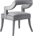 Tiffany Grey Velvet Chair - UK - Home And Beyond