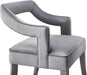 Tiffany Grey Velvet Chair - UK - Home And Beyond