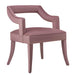 Tiffany Pink Slub Velvet Chair image