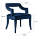 Tiffany Navy Velvet Chair - UK - Home And Beyond