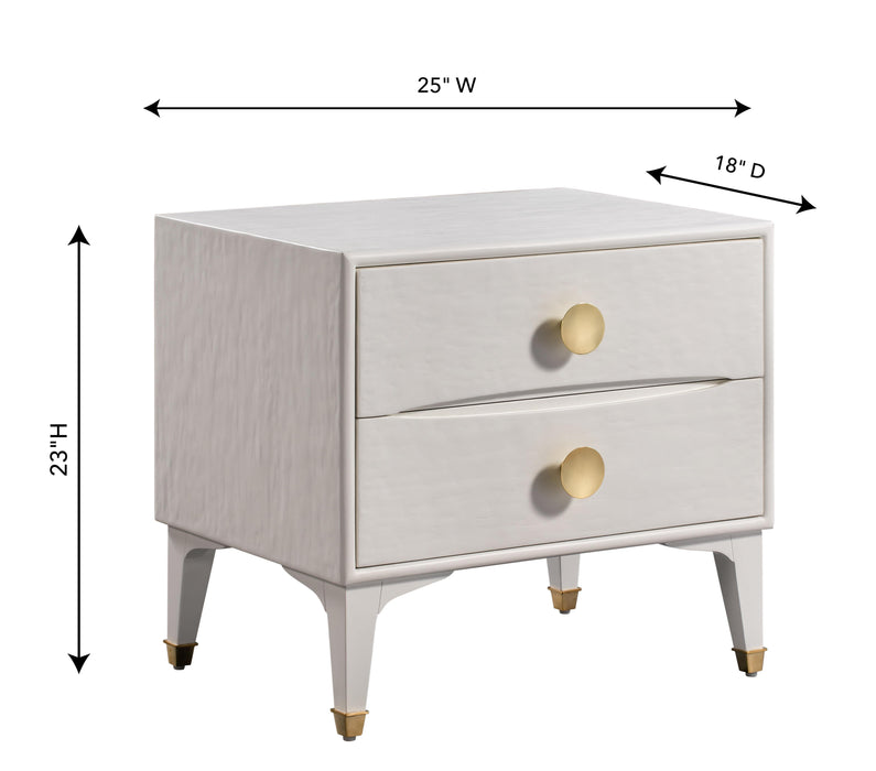 Divine White Nightstand - UK - Home And Beyond