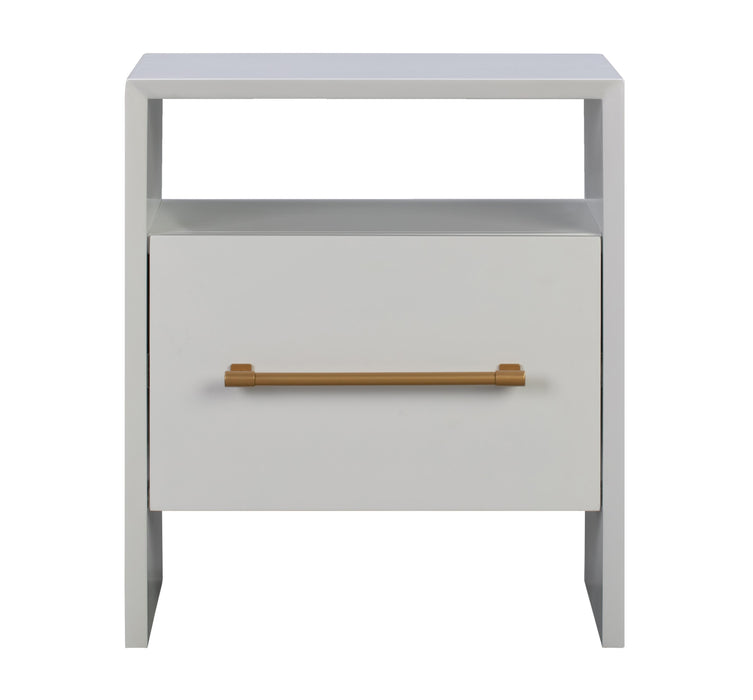 Libre White Nightstand - UK - Home And Beyond