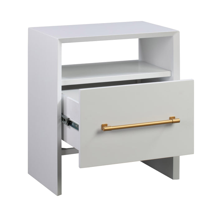 Libre White Nightstand - UK - Home And Beyond
