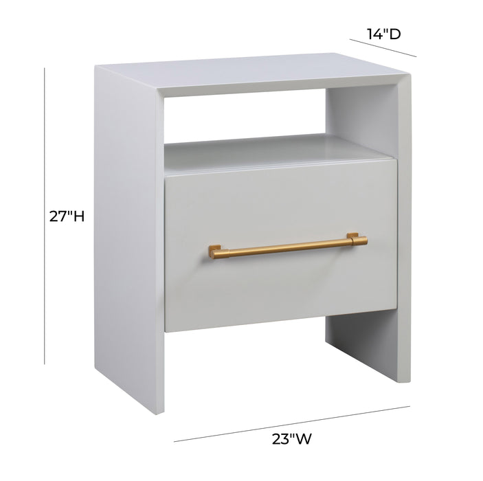 Libre White Nightstand - UK - Home And Beyond