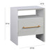 Libre White Nightstand - UK - Home And Beyond