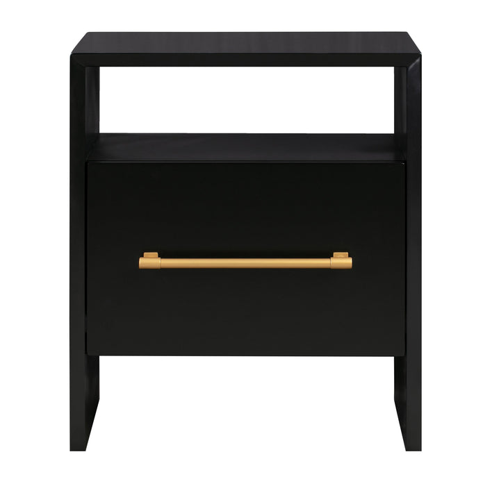 Libre Black Nightstand - UK - Home And Beyond