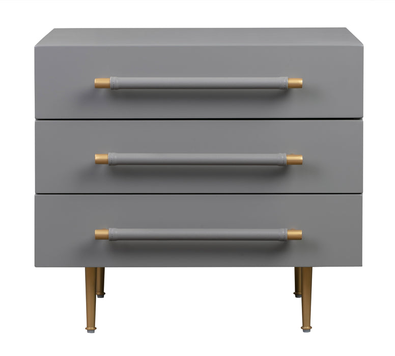 Trident 28" 3-Drawer Nightstand