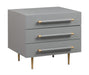 Trident Grey Nightstand - UK - Home And Beyond