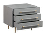 Trident Grey Nightstand - UK - Home And Beyond