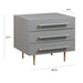Trident Grey Nightstand - UK - Home And Beyond