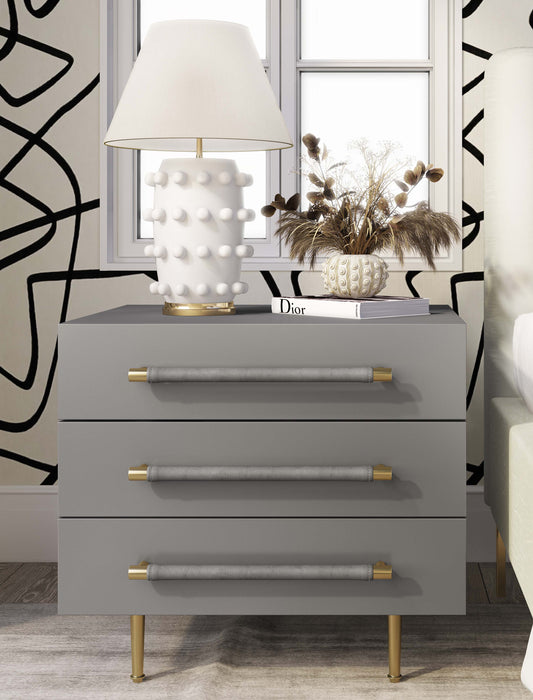 Trident 28" 3-Drawer Nightstand