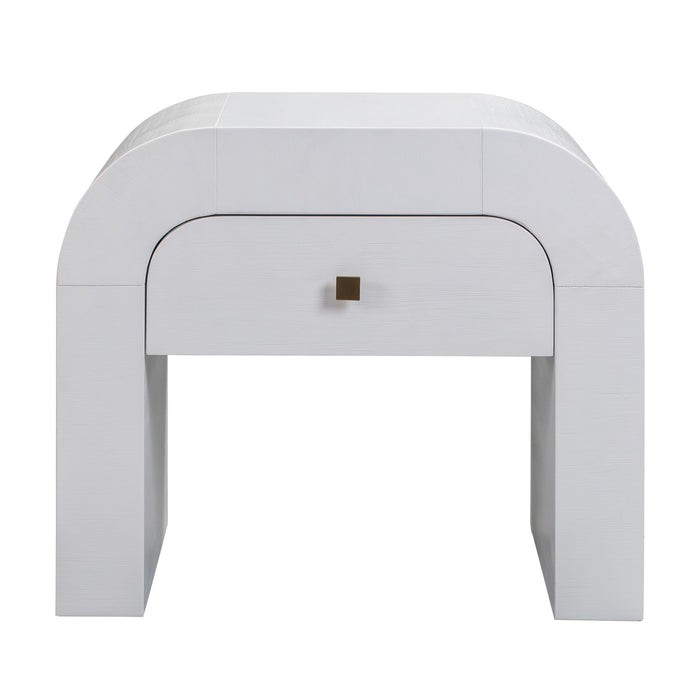 Hump White Nightstand - UK - Home And Beyond