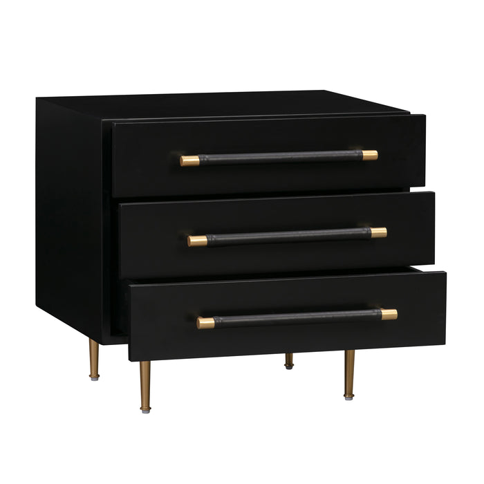 Trident 28" 3-Drawer Nightstand