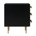 Trident Black Nightstand - UK - Home And Beyond