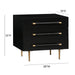 Trident Black Nightstand - UK - Home And Beyond