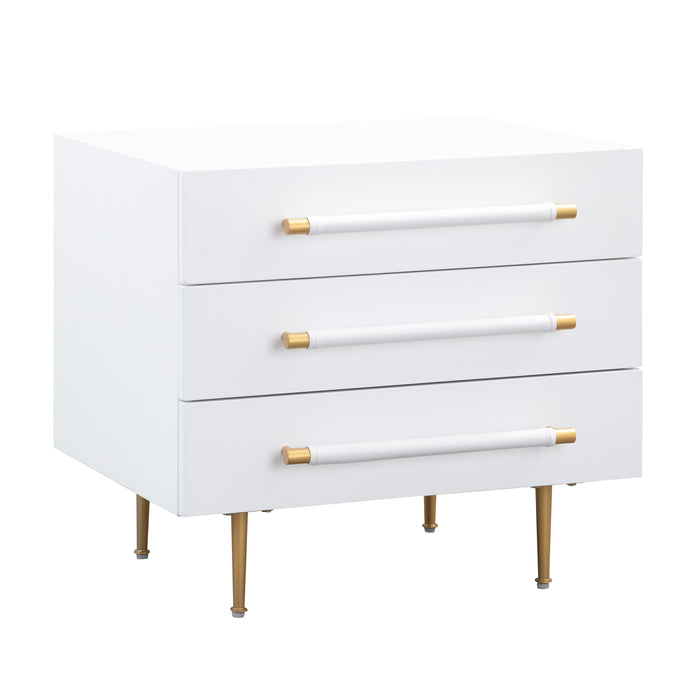 Trident 28" 3-Drawer Nightstand