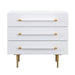 Trident White Nightstand - UK - Home And Beyond