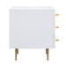 Trident White Nightstand - UK - Home And Beyond