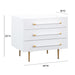 Trident White Nightstand - UK - Home And Beyond